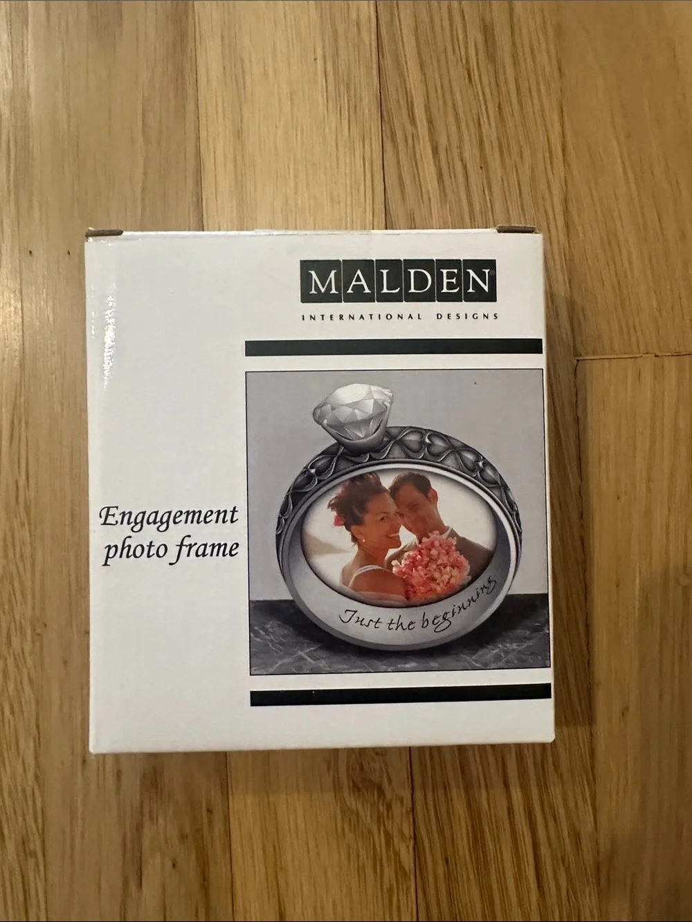 Malden Silver-Tone Engagement Photo Frame